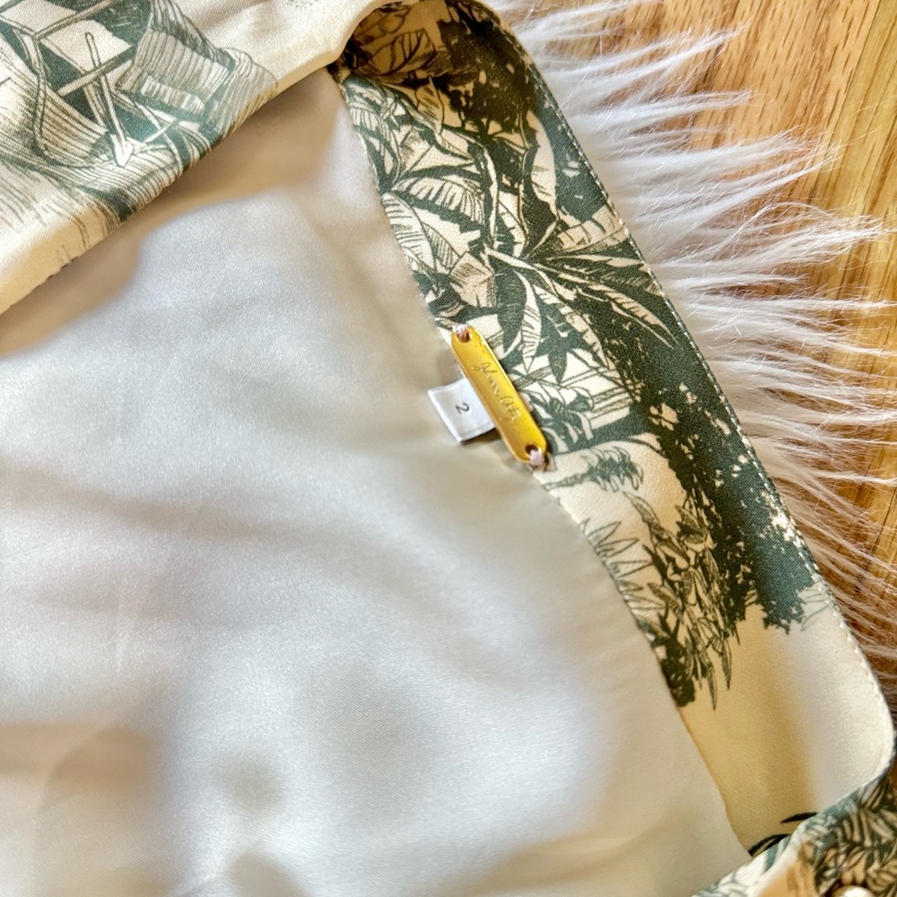 Johanna Ortiz Al Son Del Tambor Silk-Georgette Midi Dress + Woven Belt - Picture 14 of 16